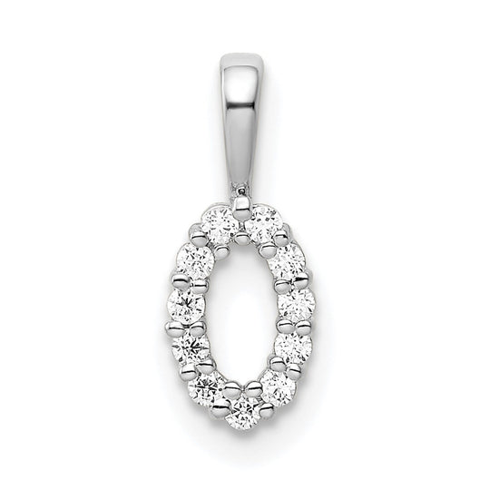 Diamond Number Pendant