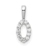 Diamond Number Pendant