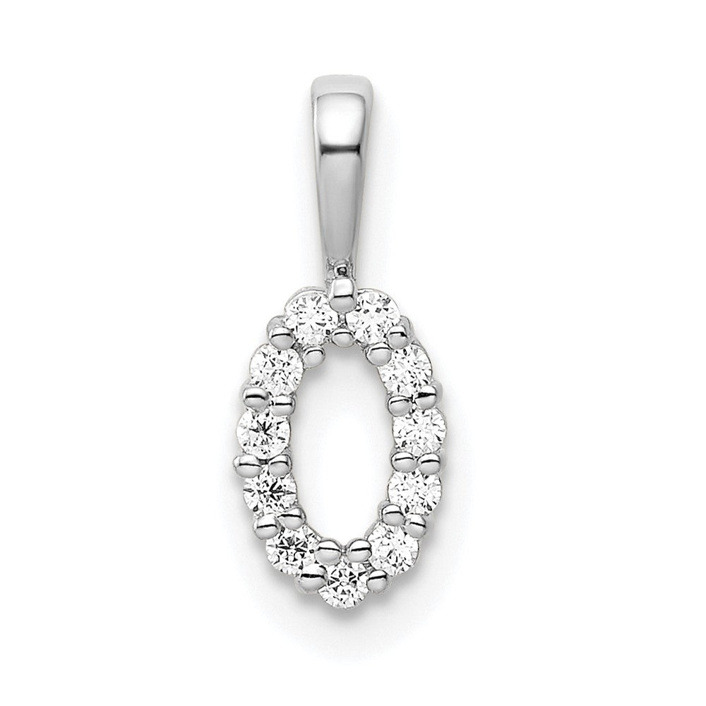 Diamond Number Pendant