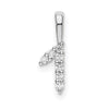 Diamond Number Pendant