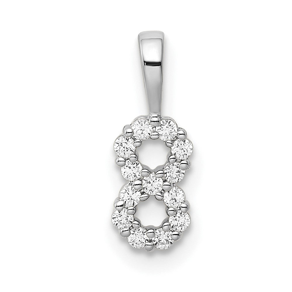 Diamond Number Pendant