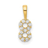 Diamond Number Pendant