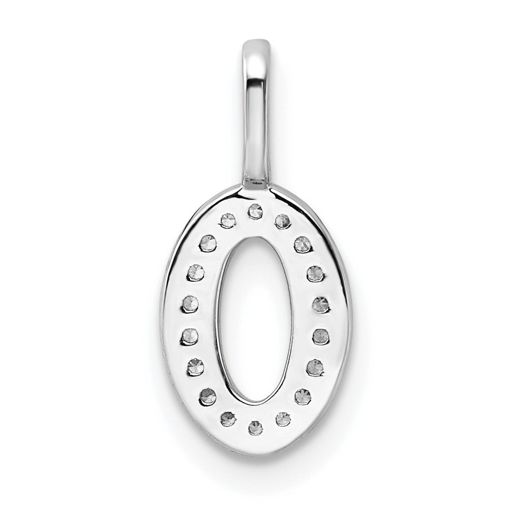 Diamond Number Pendant