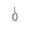 Diamond Initial Dog Tag Charms