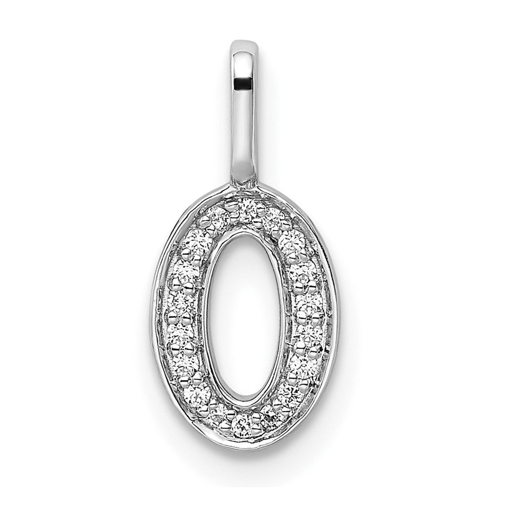 Diamond Number Pendant