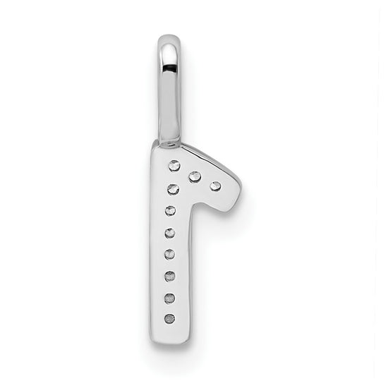 Diamond Number Pendant