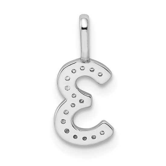 Diamond Number Pendant