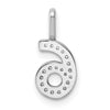 Diamond Number Pendant