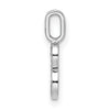 Diamond Number Pendant