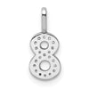 Diamond Number Pendant
