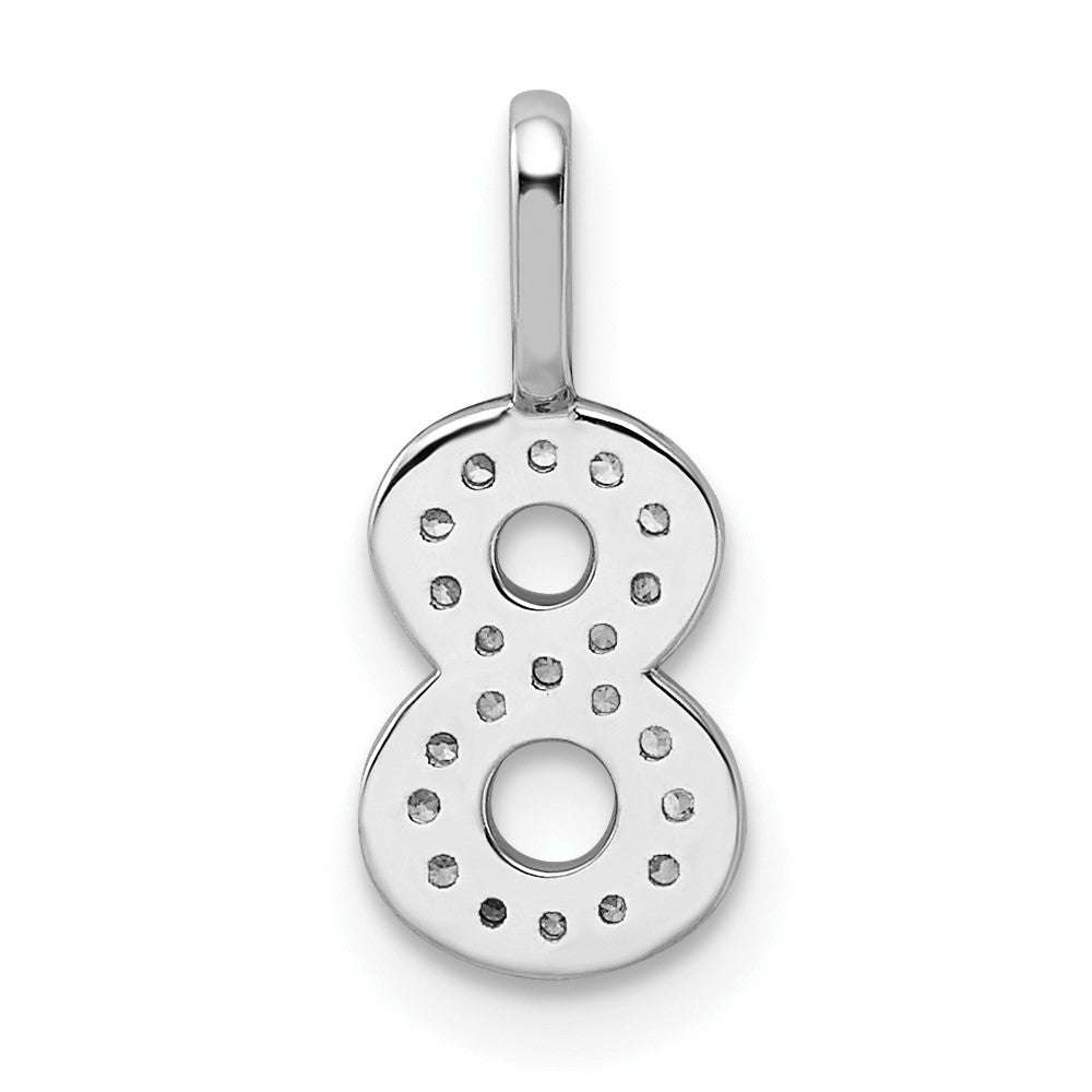 Diamond Number Pendant