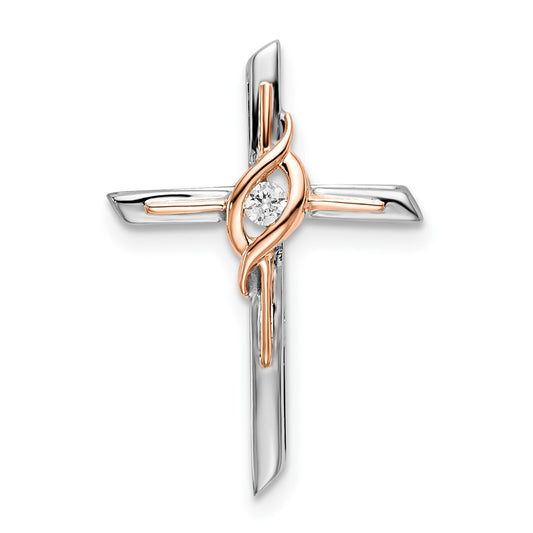 Gold Diamond Cross Pendants