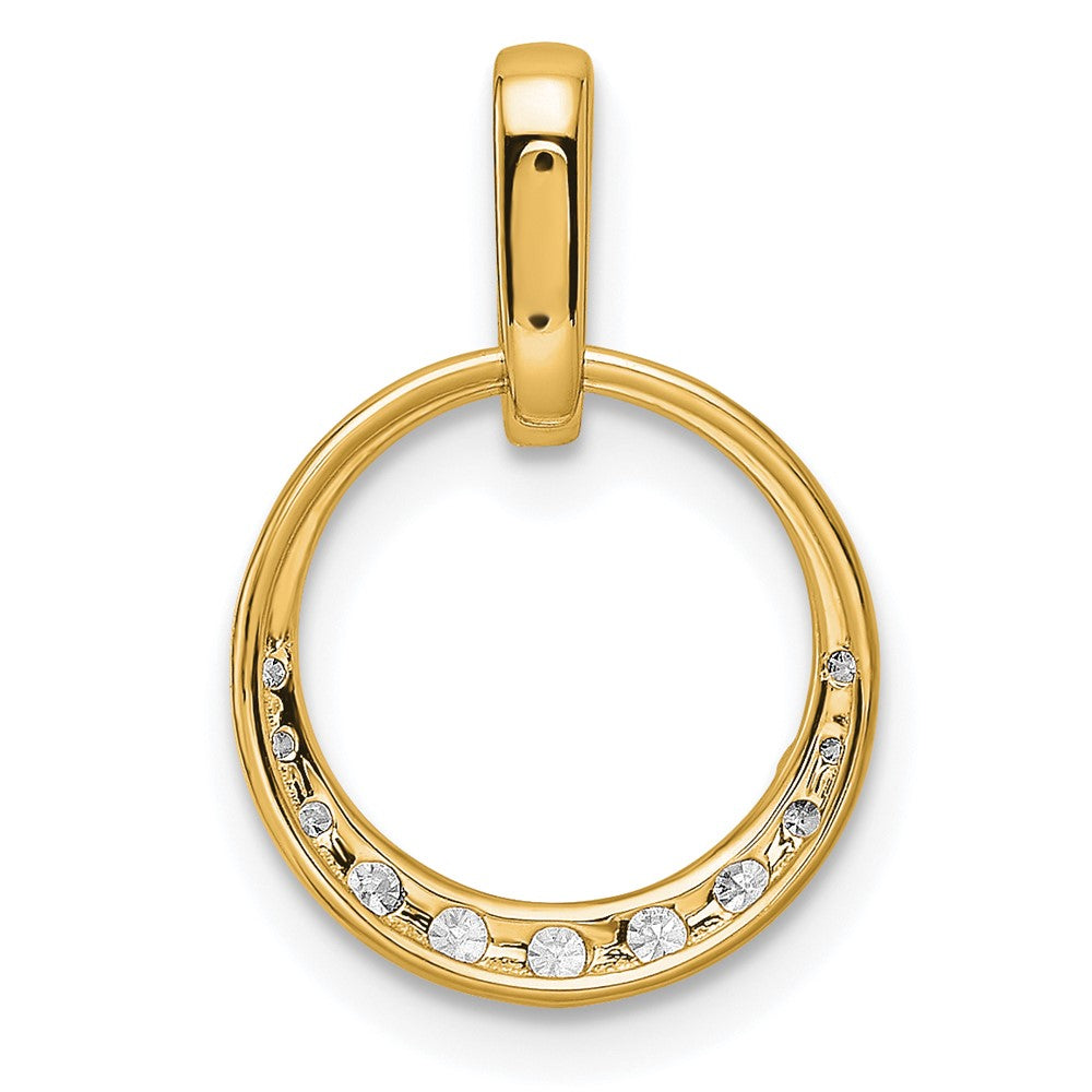 Diamond Circle Pendants