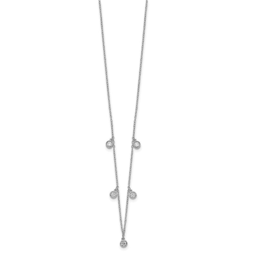 Gold 5 Station Diamond Necklace