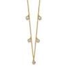 Gold 5 Station Diamond Necklace