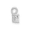 Diamond Oval Solitaire Pendants