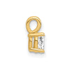 Diamond Oval Solitaire Pendants