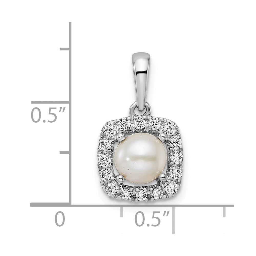 Cushion Gemstone & Diamond Halo Pendants