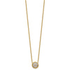 14k 1/3 carat Lab Grown Diamond VS/SI+ G+ Round 18 inch Necklace