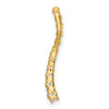 14k 1/5 carat Lab Grown Diamond VS/SI+ G+ Fashion Bar Chain Slide Pendant