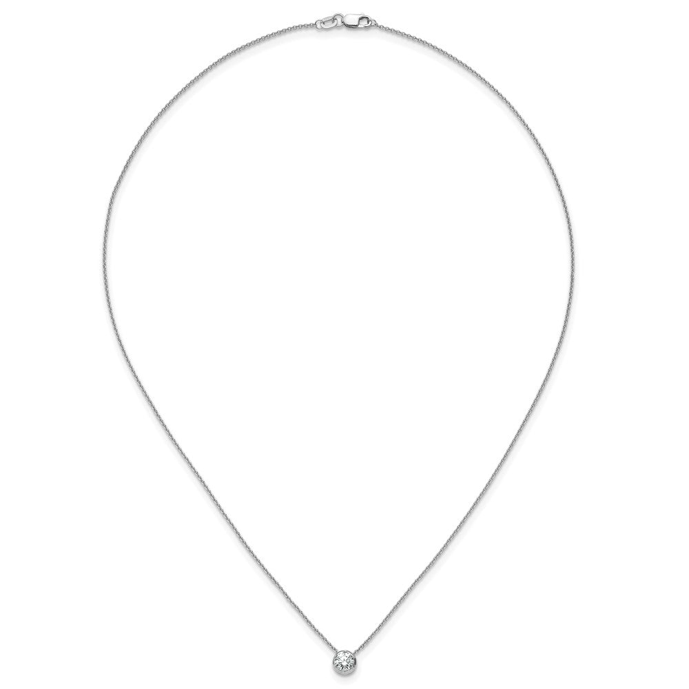 True Origin Lab Grown Diamond Solitaire Slide Necklaces
