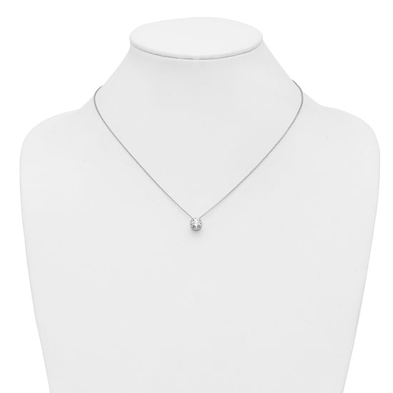 True Origin Lab Grown Diamond Solitaire Slide Necklaces