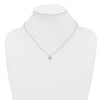 True Origin Lab Grown Diamond Solitaire Slide Necklaces