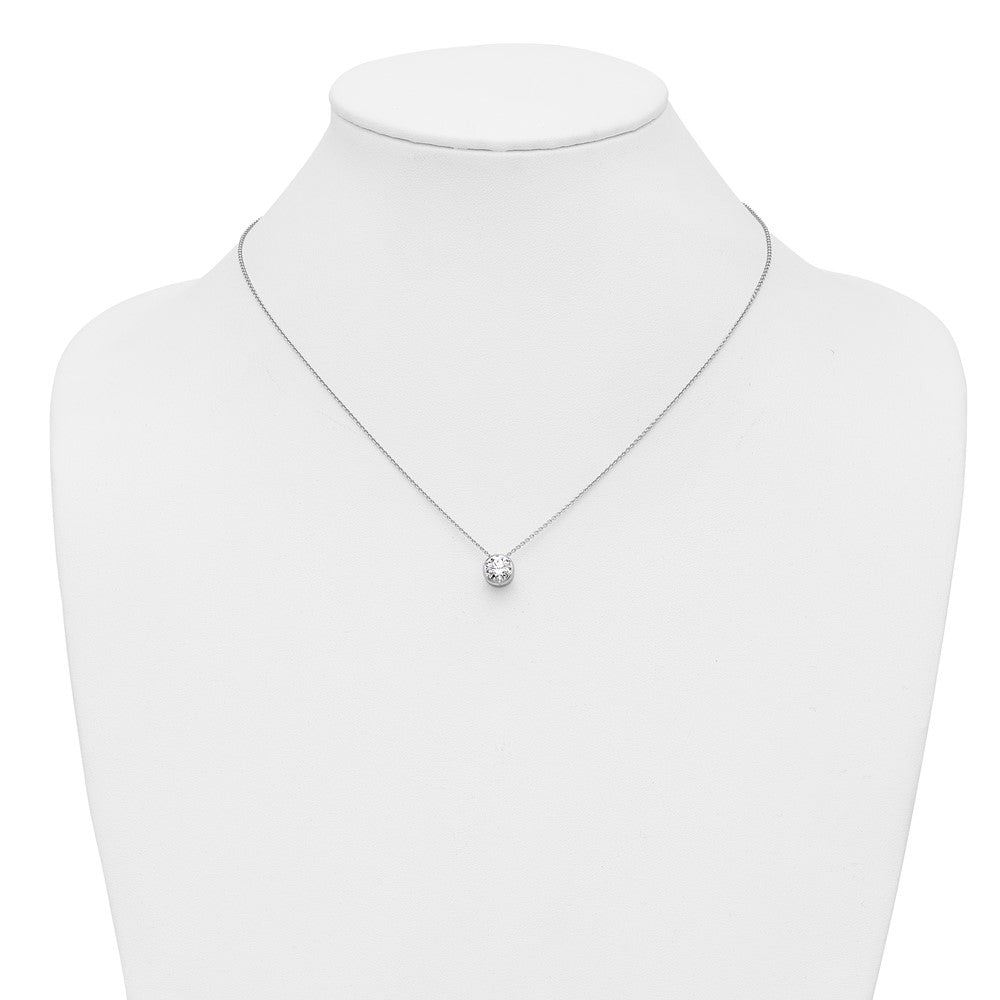 True Origin Lab Grown Diamond Solitaire Slide Necklaces