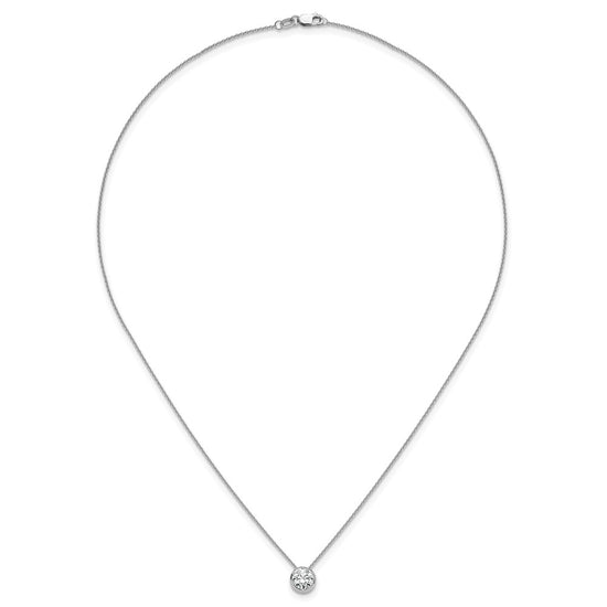 True Origin Lab Grown Diamond Solitaire Slide Necklaces