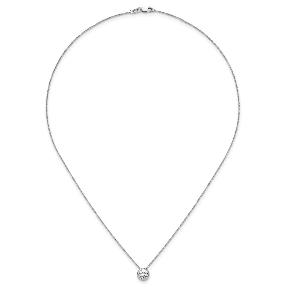 True Origin Lab Grown Diamond Solitaire Slide Necklaces