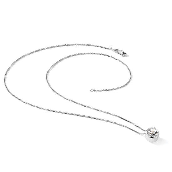 True Origin Lab Grown Diamond Solitaire Slide Necklaces