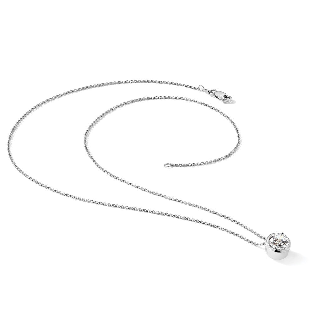 True Origin Lab Grown Diamond Solitaire Slide Necklaces