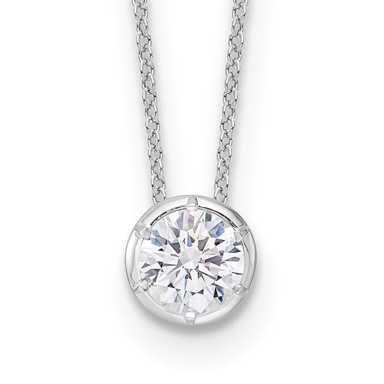 True Origin Lab Grown Diamond Solitaire Slide Necklaces
