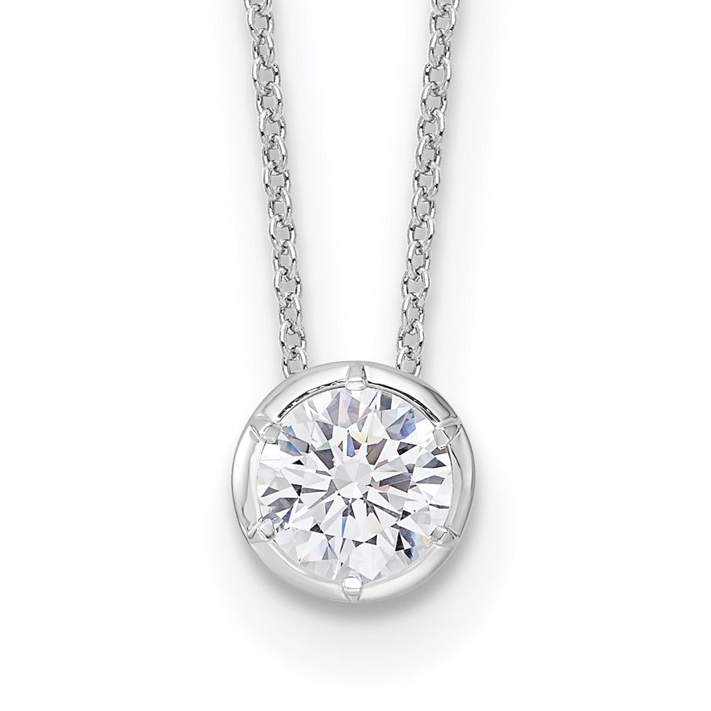 True Origin Lab Grown Diamond Solitaire Slide Necklaces