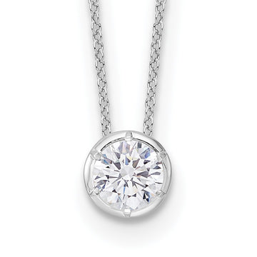 True Origin Lab Grown Diamond Solitaire Slide Necklaces