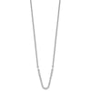 14k White Gold 1/2 carat Lab Grown Diamond VS/SI+ G+ Adjustable up to 24 inch Tennis Style Bolo Necklace