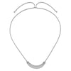 14k White Gold 2 1/6 carat Lab Grown Diamond VS/SI+ G+ Adjustable up to 24 inch Triple Row Tennis Style Bolo Necklace