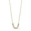 14k White Gold 2 1/6 carat Lab Grown Diamond VS/SI+ G+ Adjustable up to 24 inch Triple Row Tennis Style Bolo Necklace
