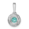 Gold Pure Serenity Diamond & Created Paraiba Jewelry
