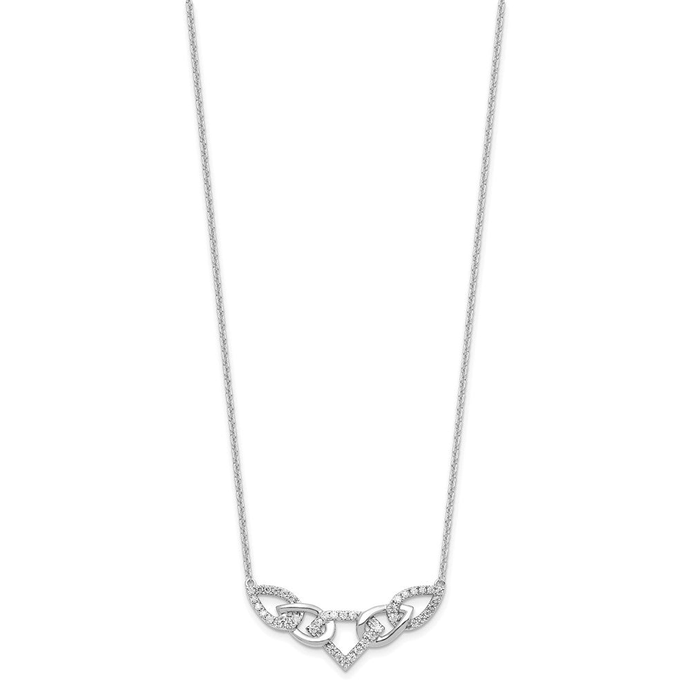 Diamond Linked Teardrop Necklaces