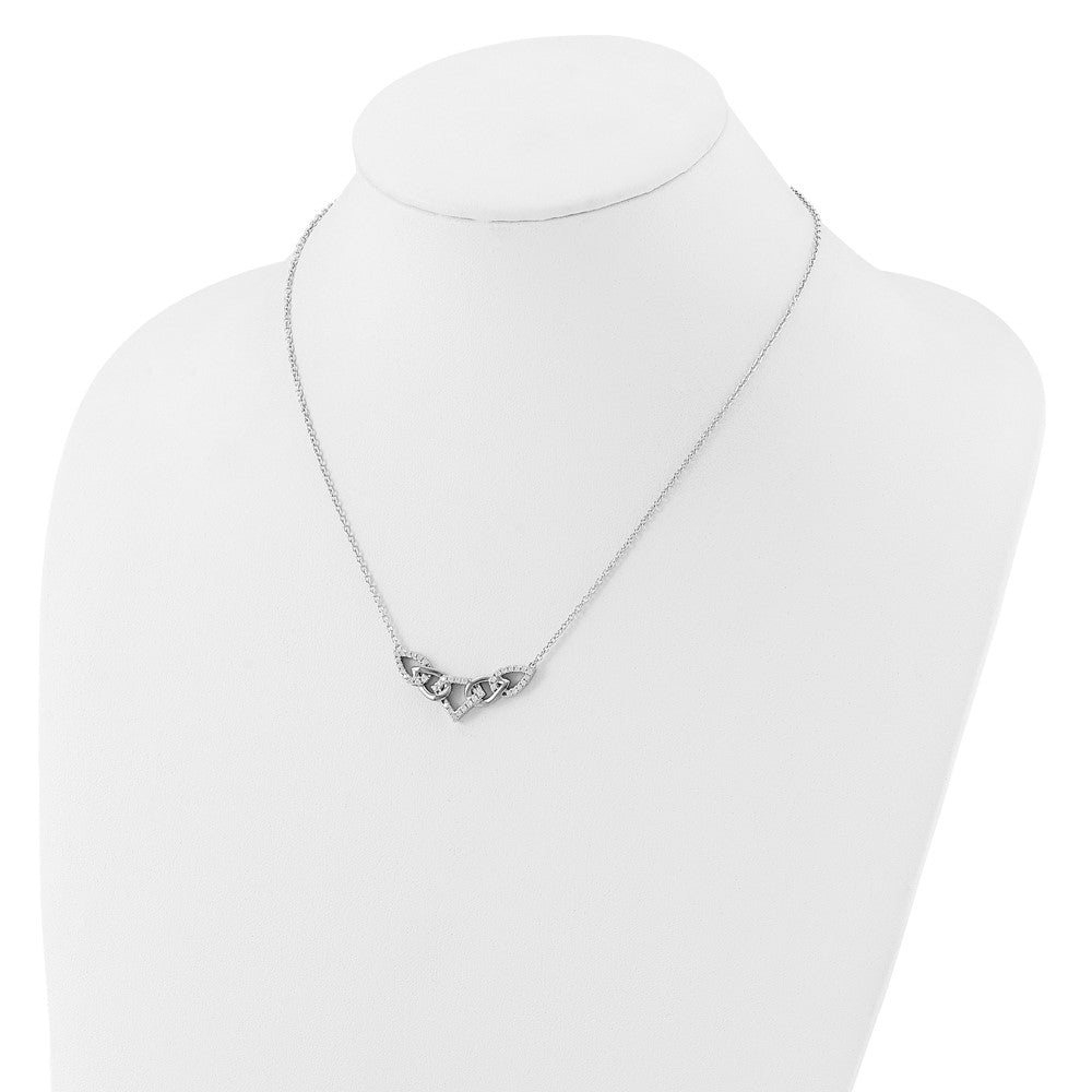 Diamond Linked Teardrop Necklaces