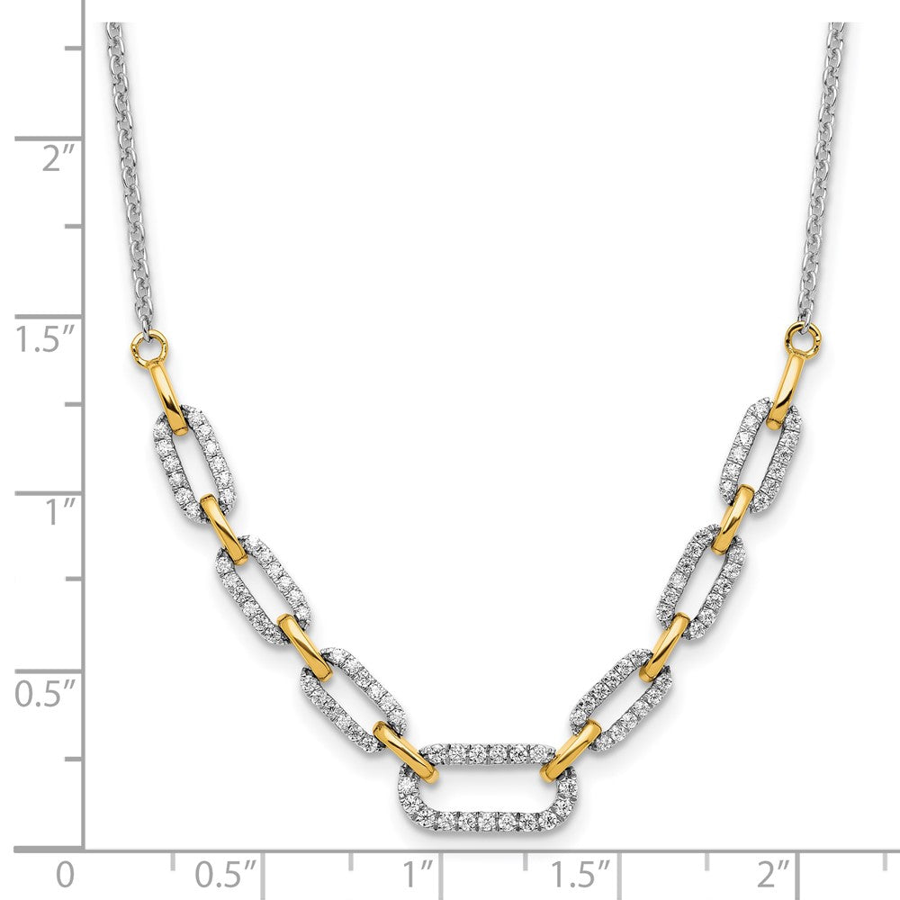 Diamond Fancy Link Necklaces