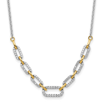Diamond Fancy Link Necklaces