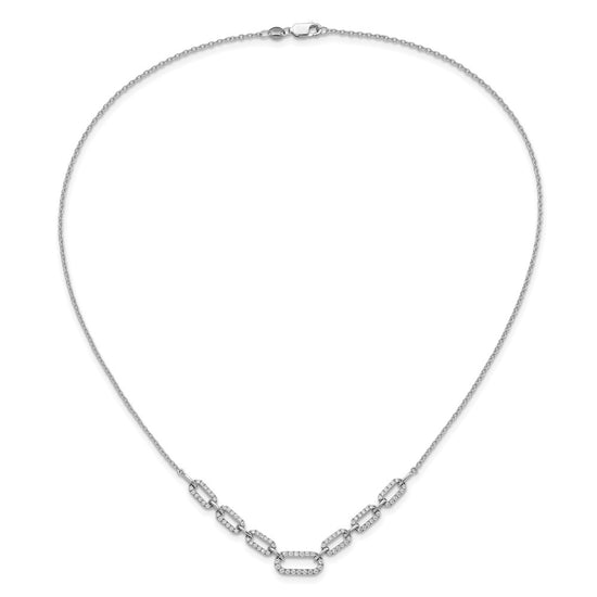 Diamond Fancy Link Necklaces