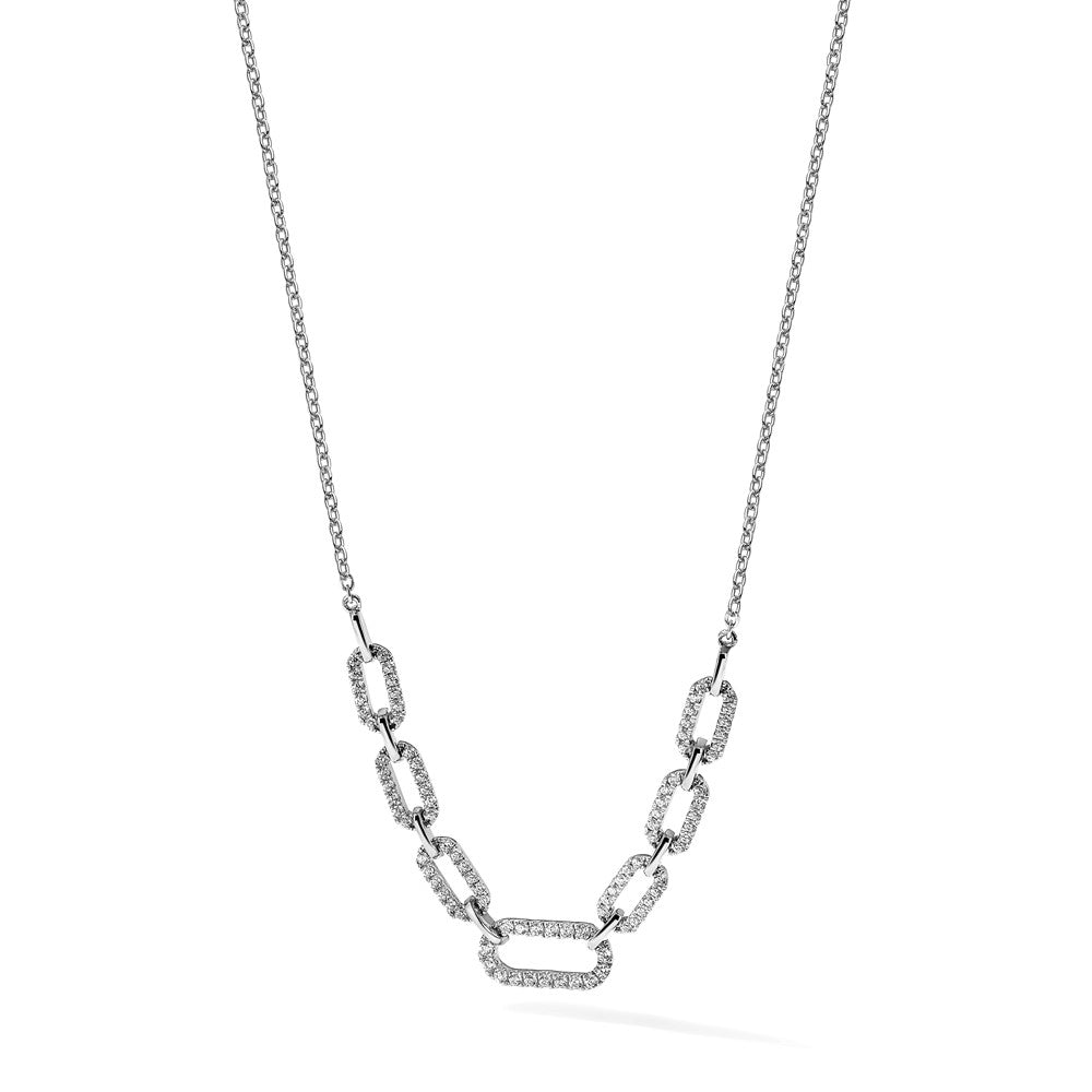 Diamond Fancy Link Necklaces