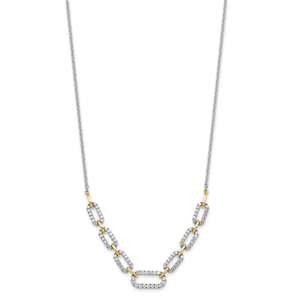 Diamond Fancy Link Necklaces
