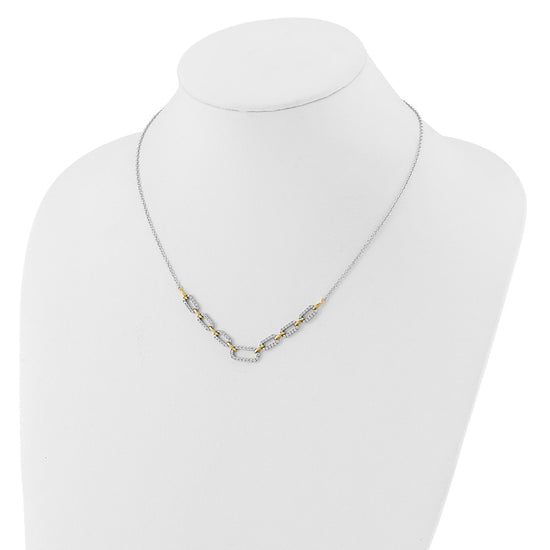 Diamond Fancy Link Necklaces