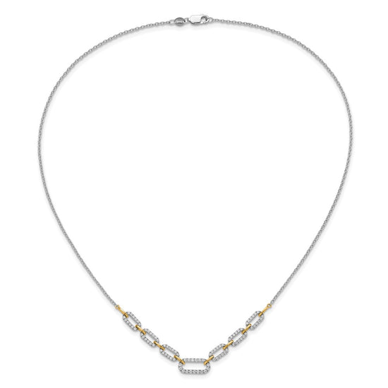 Diamond Fancy Link Necklaces