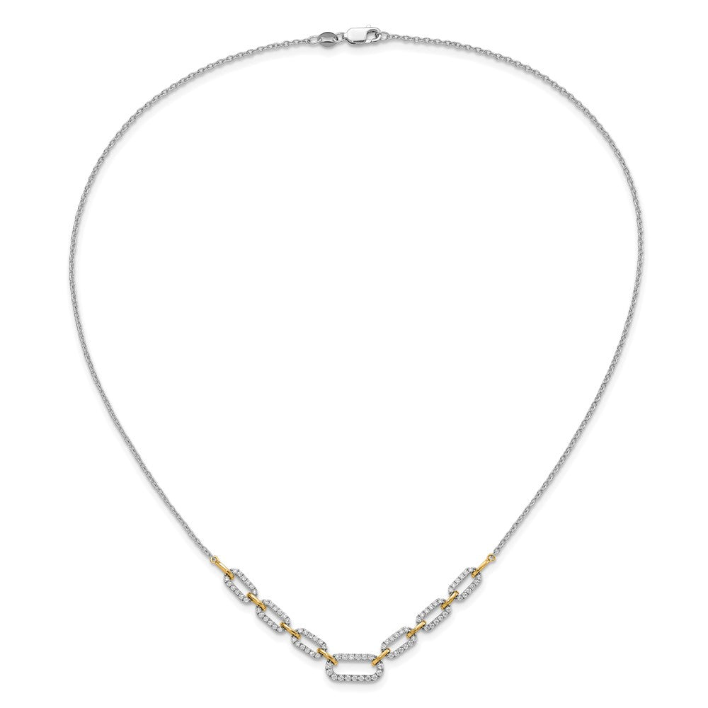 Diamond Fancy Link Necklaces