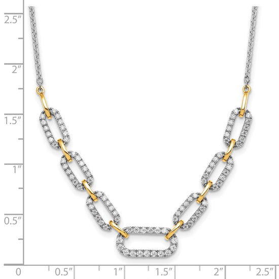 Diamond Fancy Link Necklaces